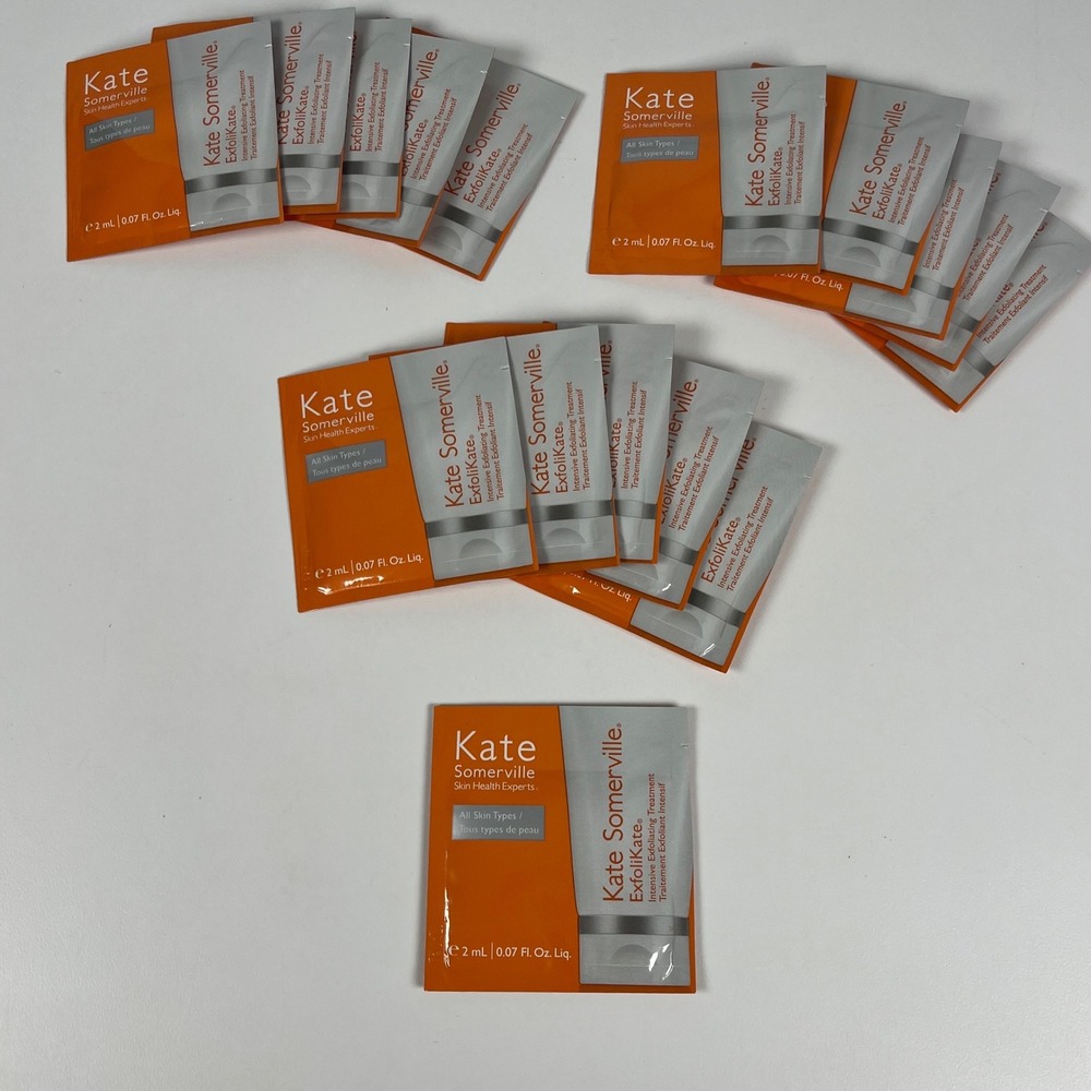 Kate Somerville ExfoliKate Intensive Exfoliating Treatment 16 Sample Packets 2ml